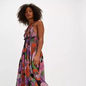 Free People Bayside Florals Maxi Dress